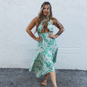 Lil Bees Bohemian halter dress